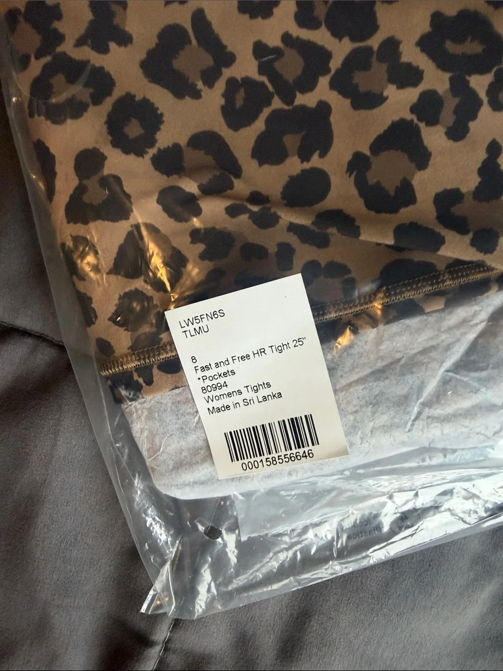 Lululemon Fast and Free High Rise with pockets. NWT!